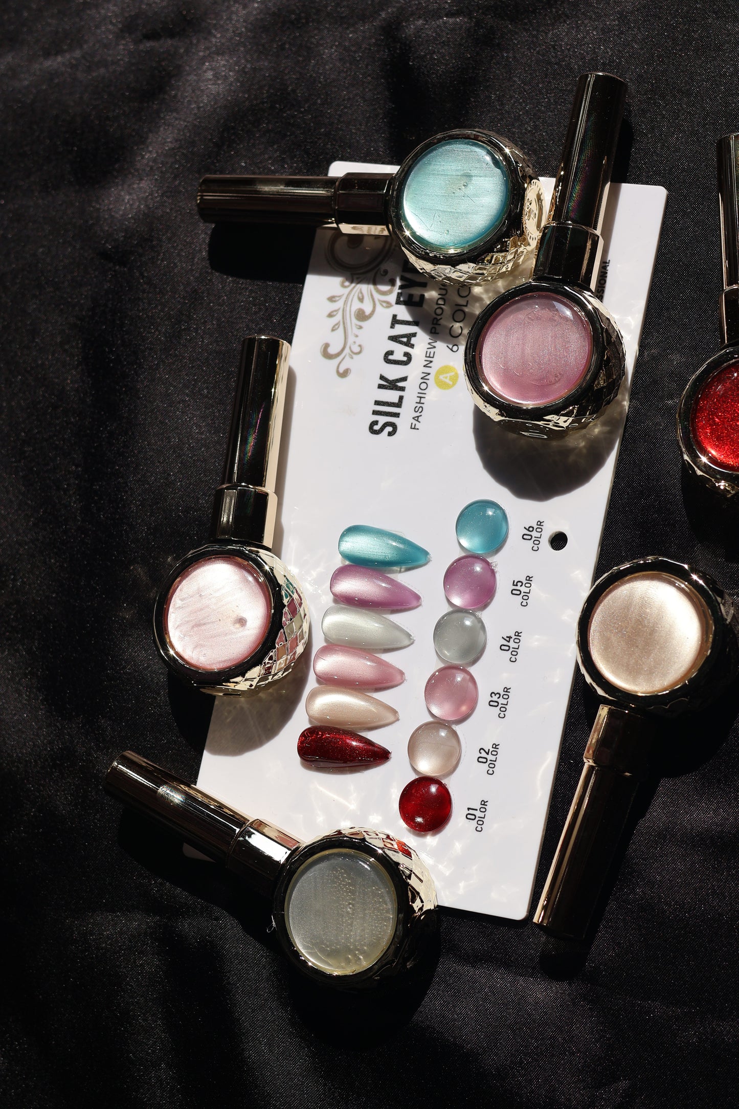 golden cat eye set of 6