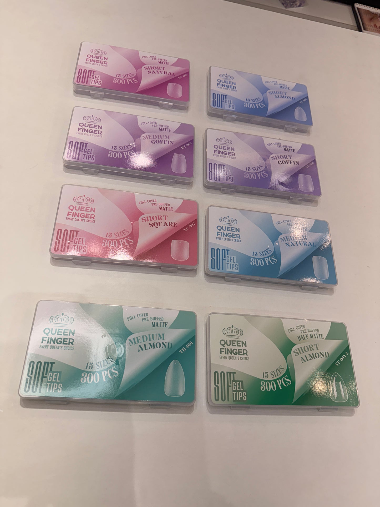 Queenfigner tips soft gel tips