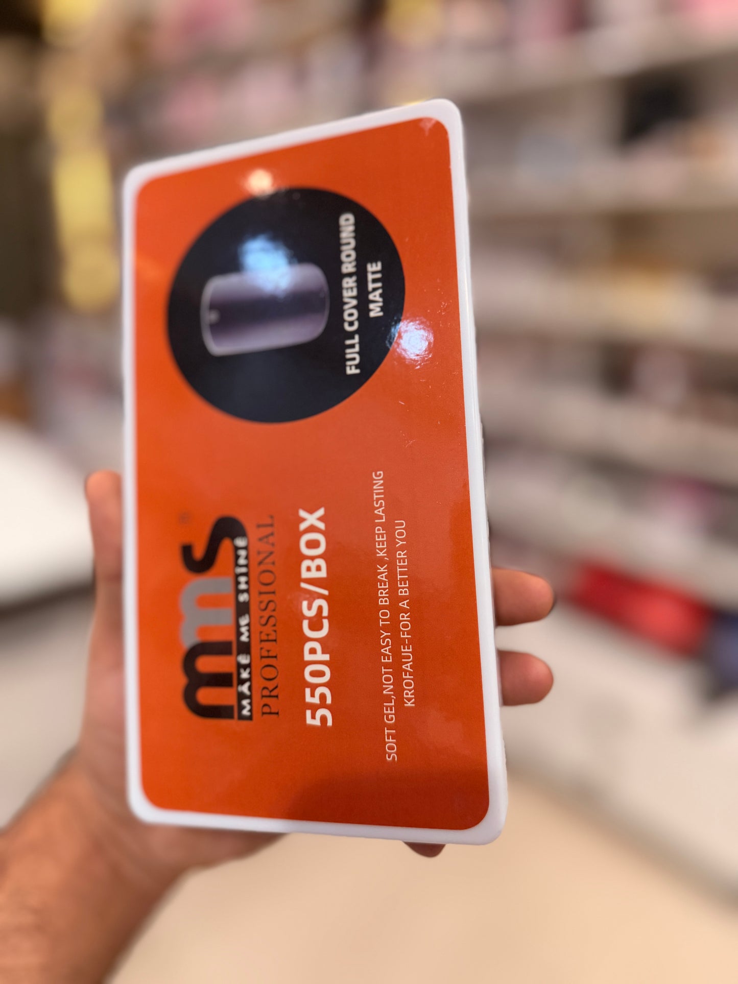 Mms professional full cover round matte