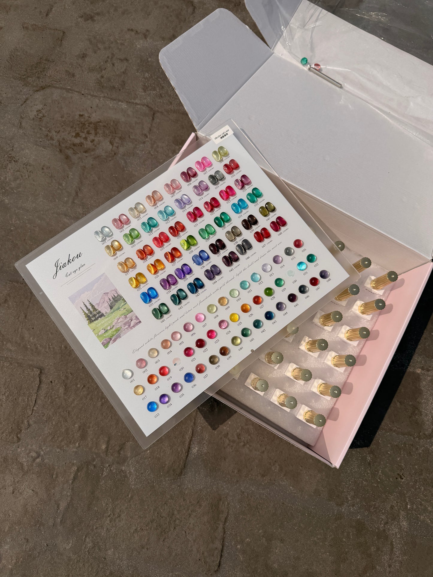 48 pcs cat eye box