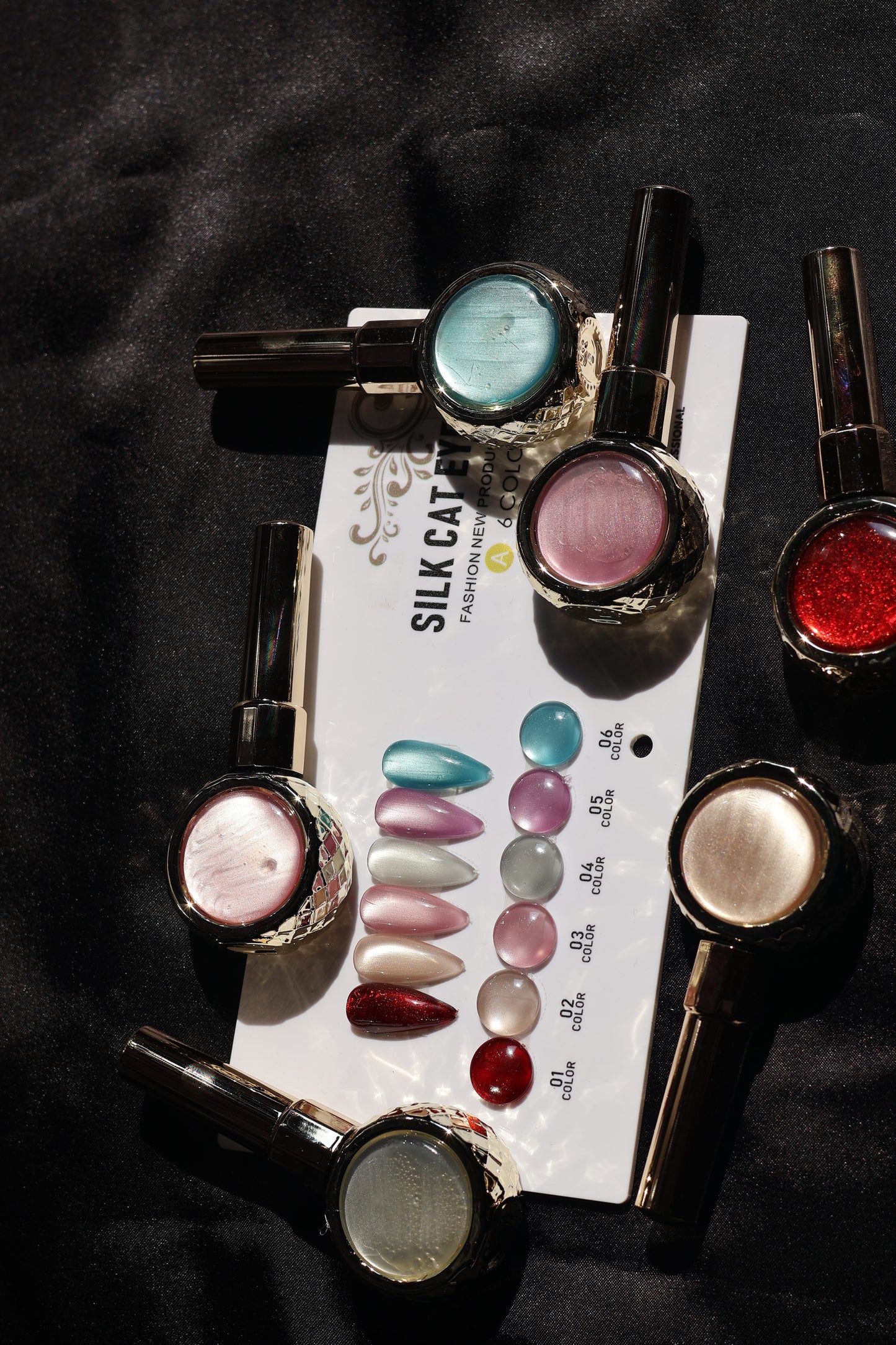 golden cat eye set of 6