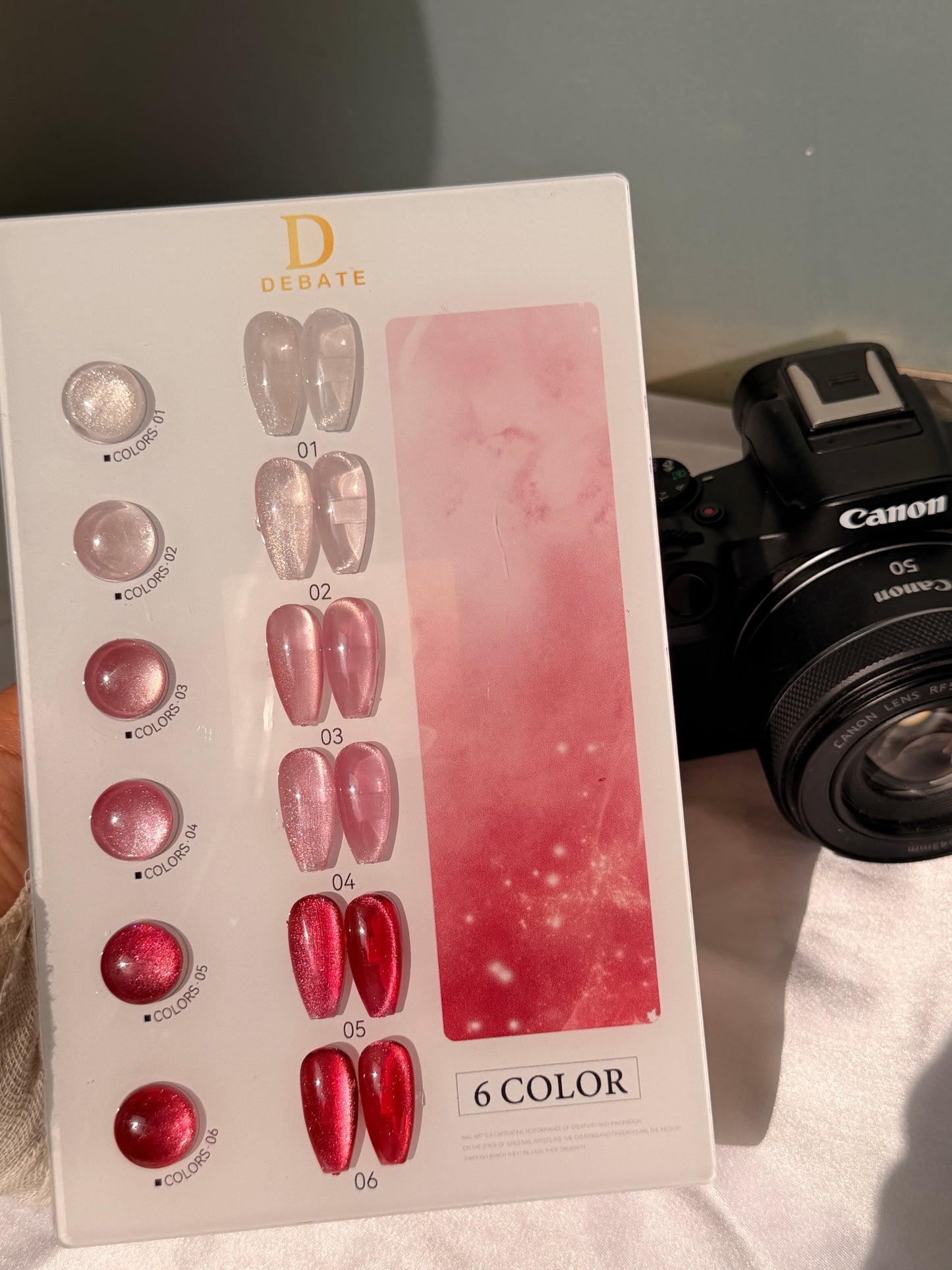 Cat eye set of 6 cherry