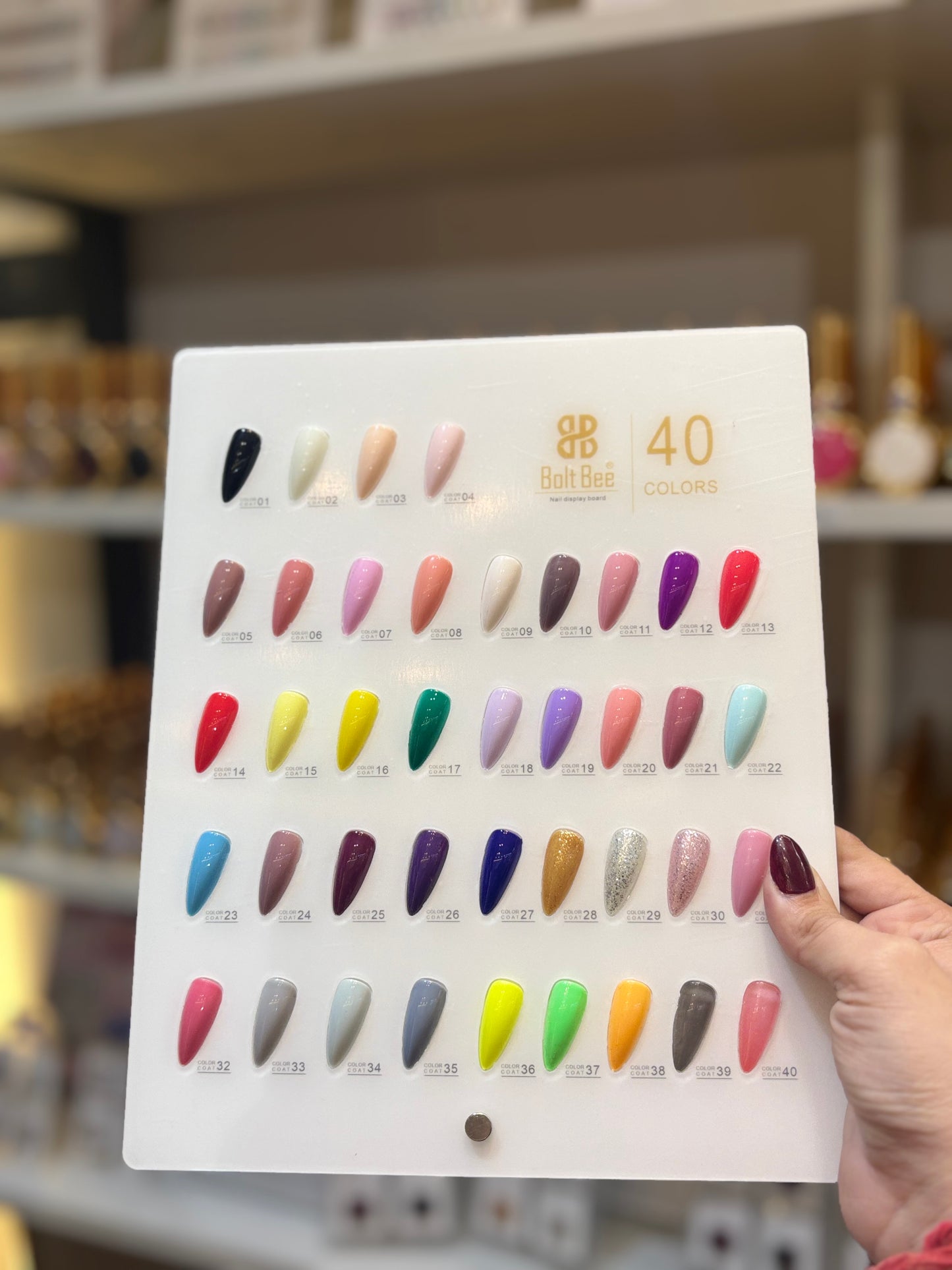 Bolt bee nail set box