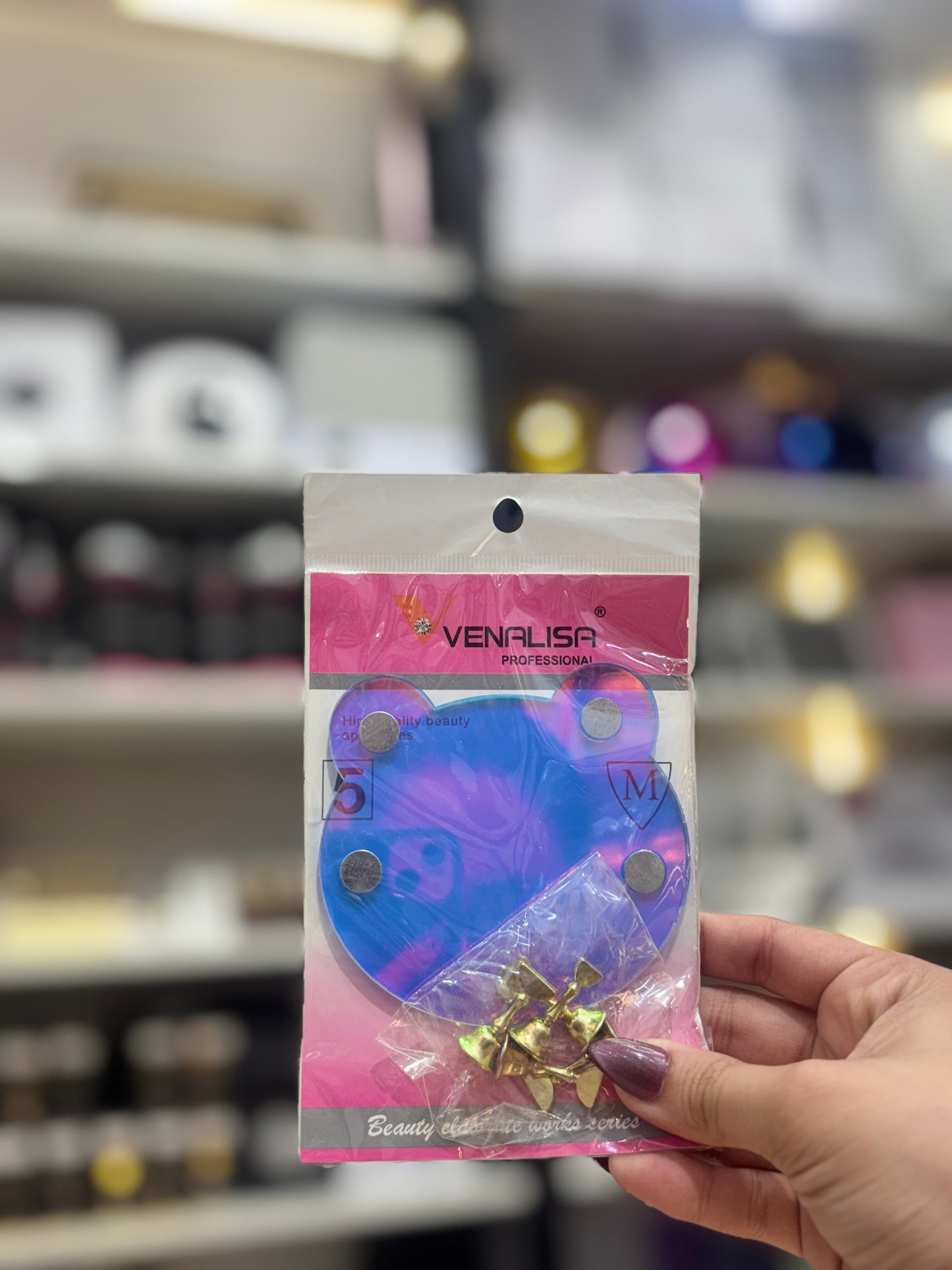 Venalisa professional press on stand