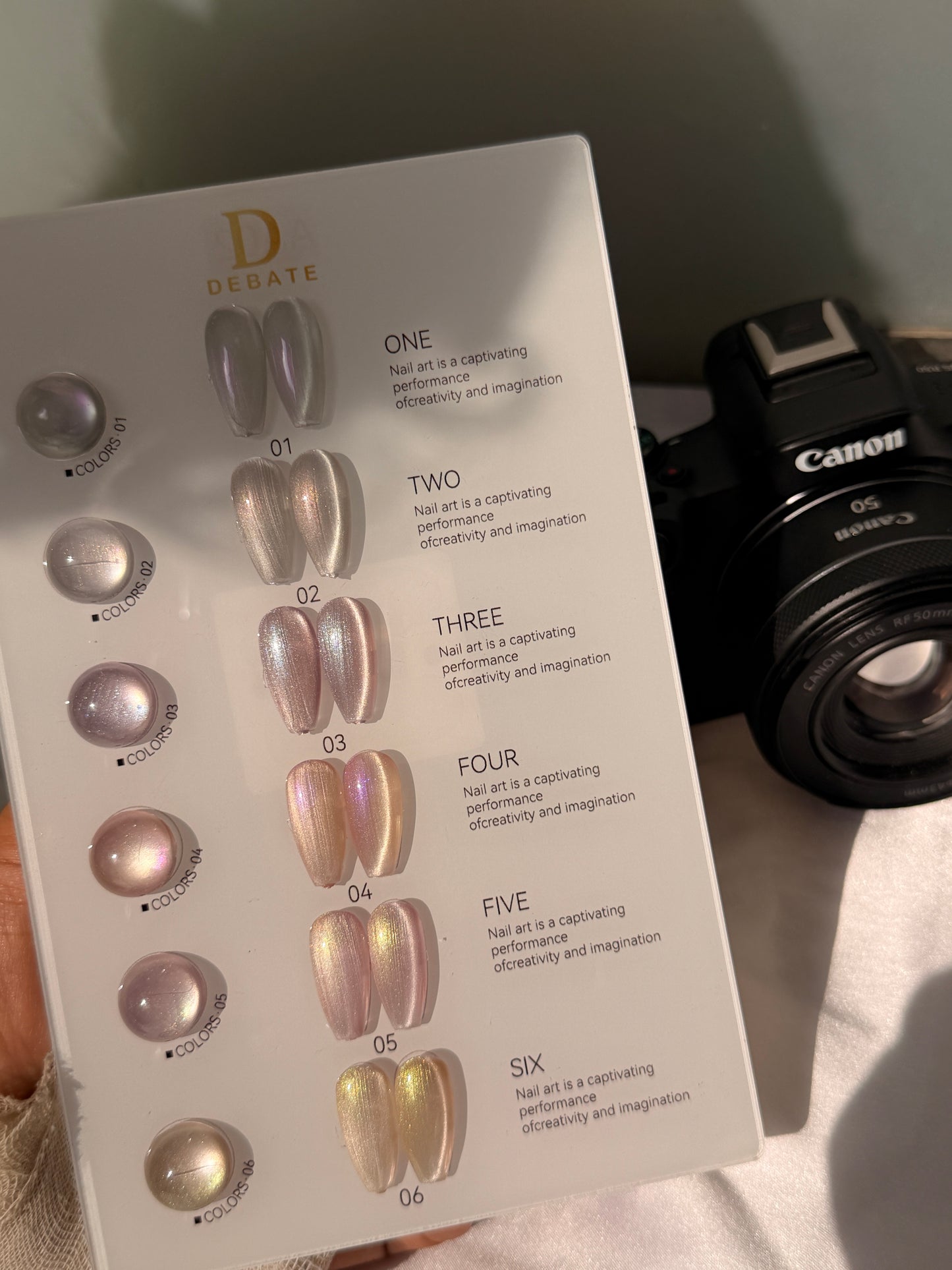 AA02 Pearl Crome + cat eye 2 in 1 set