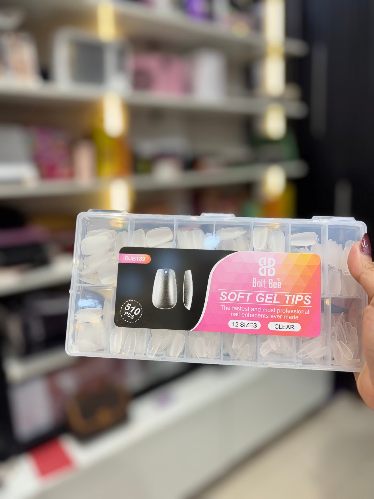 Bolt bee Nail tip box