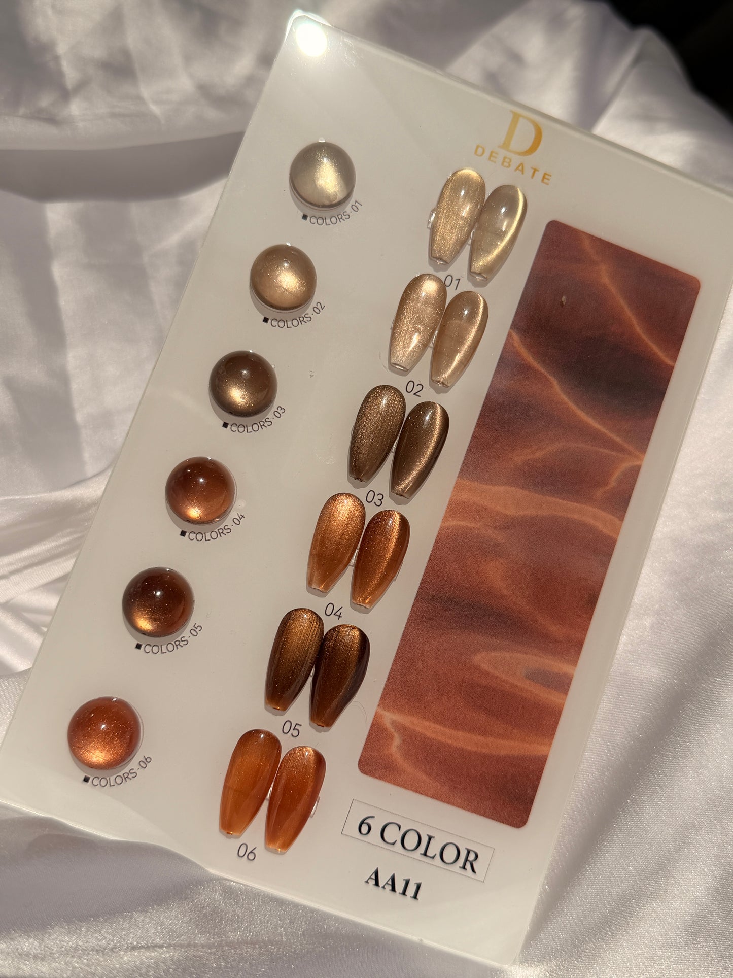 AA11 Brown Cat eye set