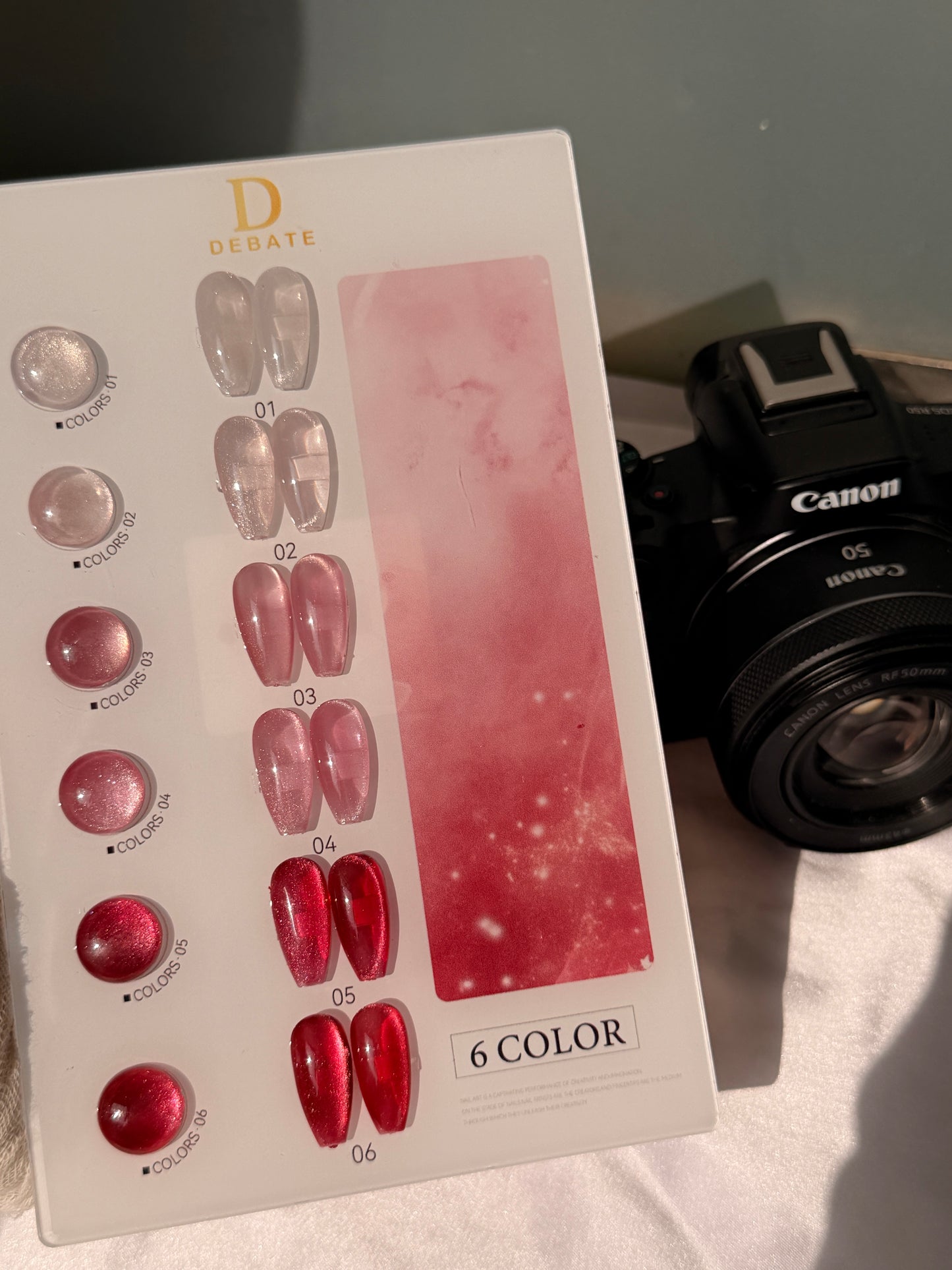 Cat eye set of 6 cherry