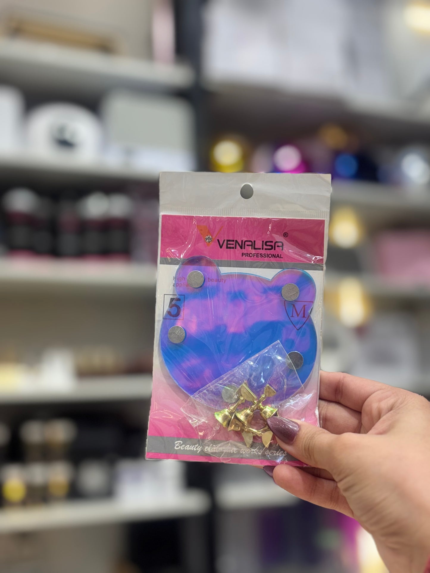 Venalisa professional press on stand