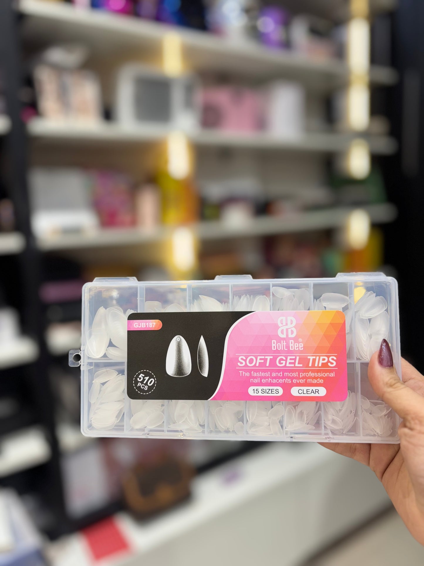 Bolt bee Nail tip box