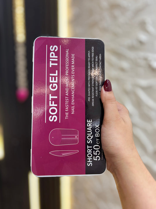 Soft gel tips (square)