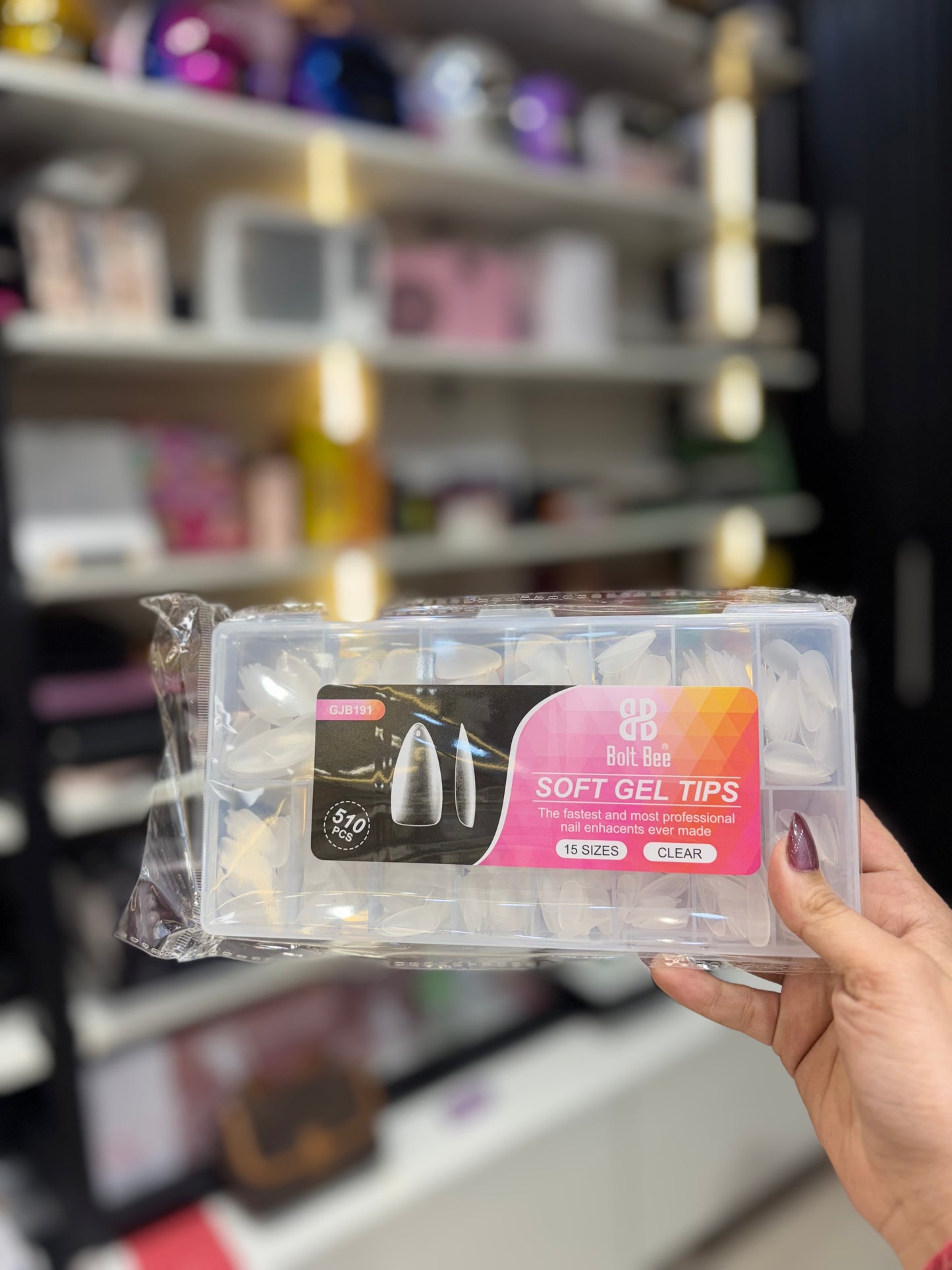 Bolt bee Nail tip box