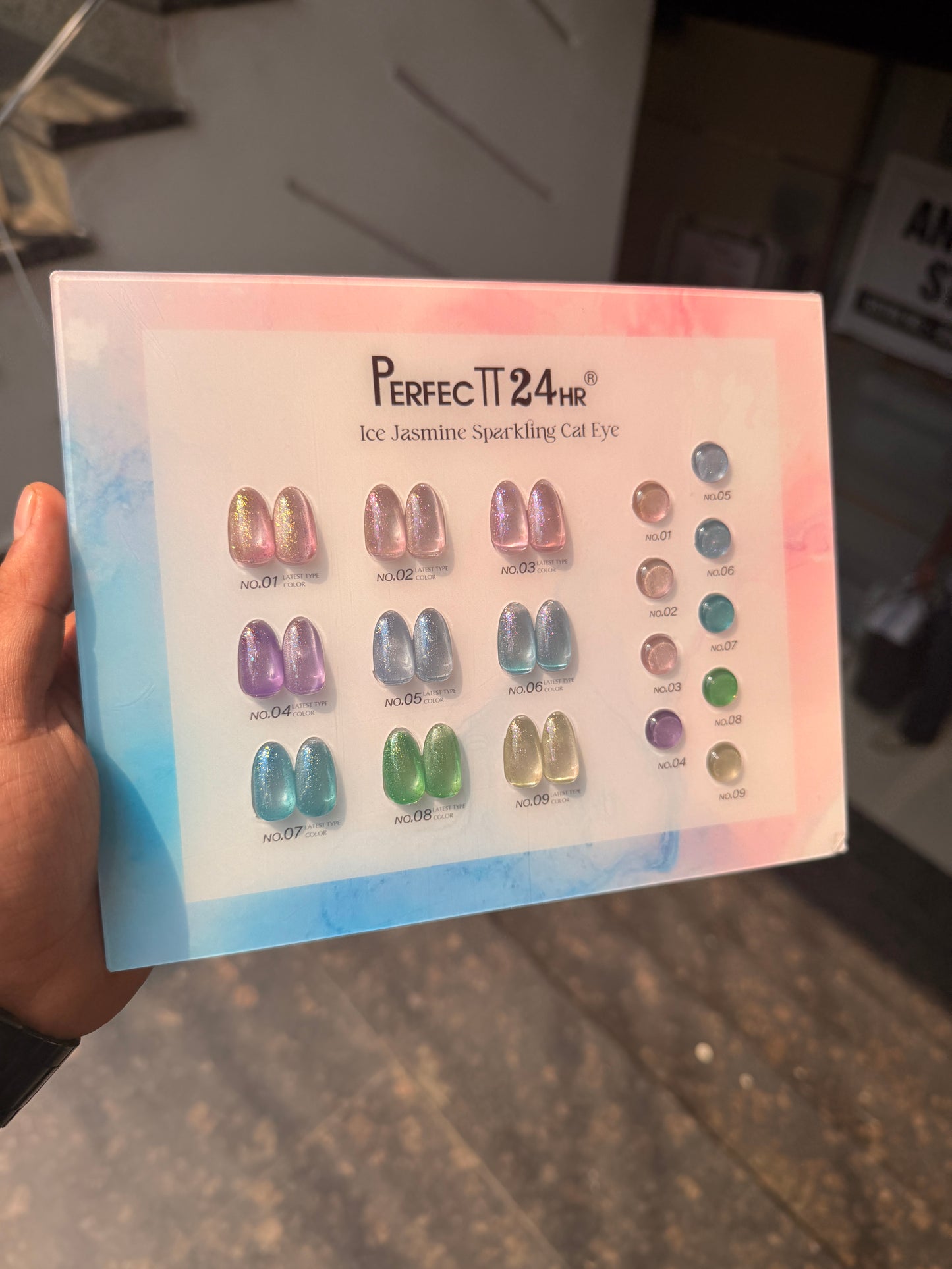Perfect 24 cat eye set of 9