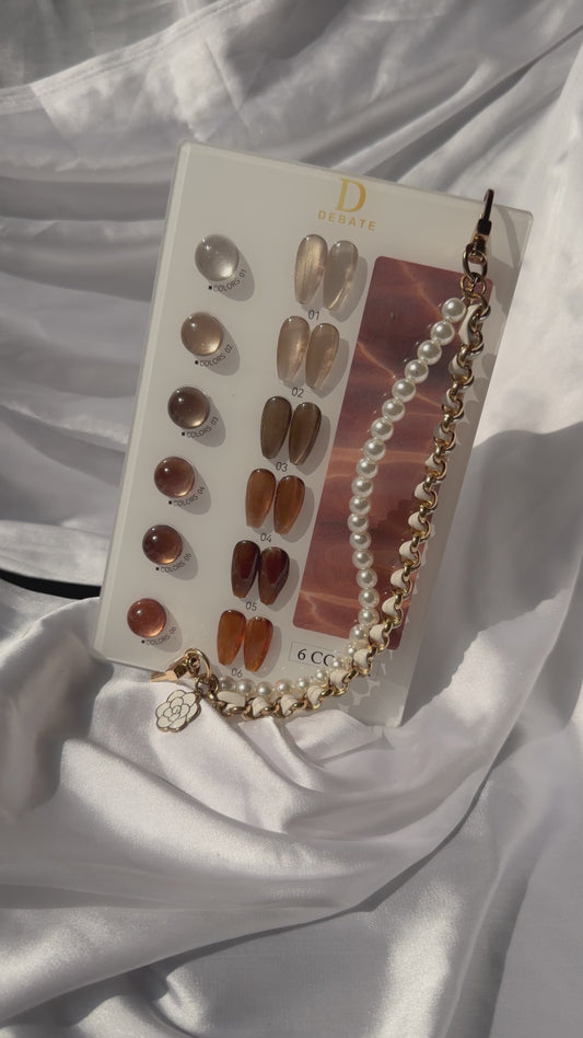 AA11 Brown Cat eye set