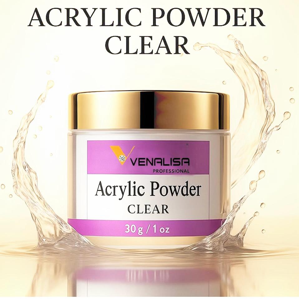 Venalisa Acrylic powder ( Clear, White, Pink)