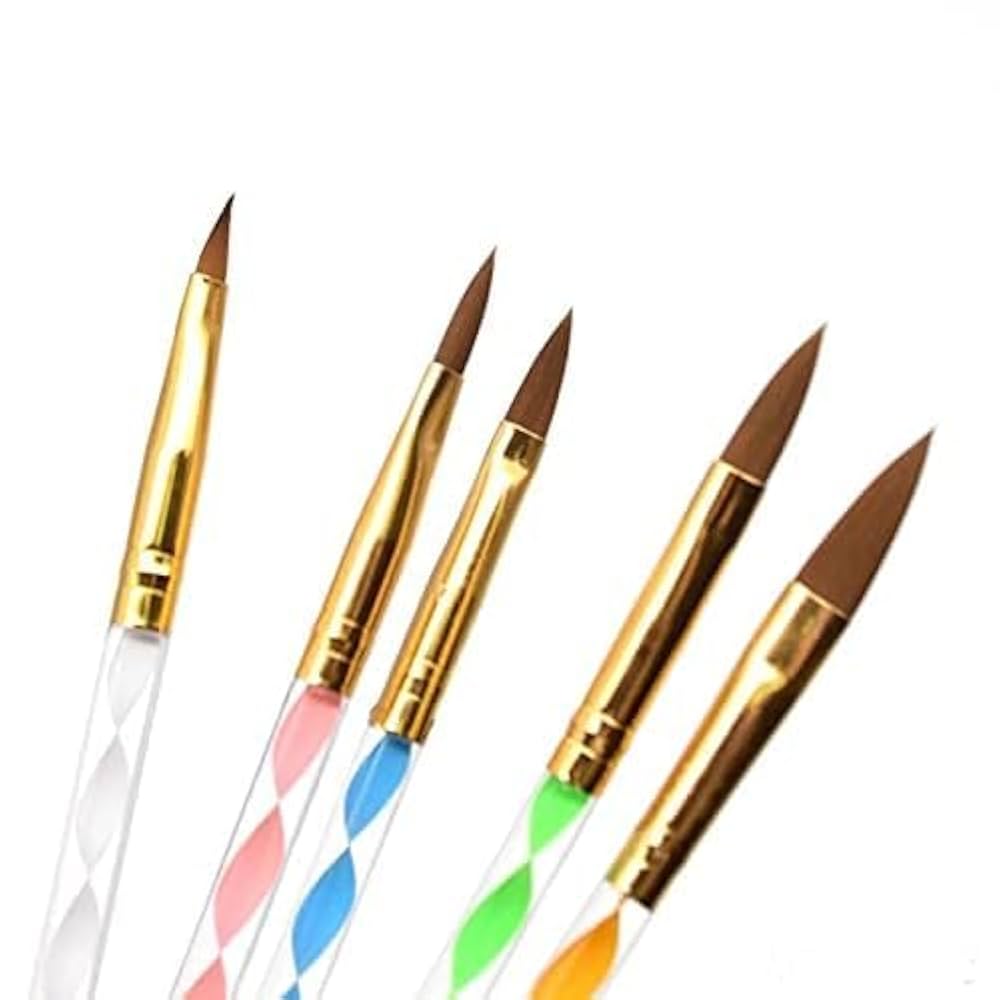Acrylic brushes set of 5