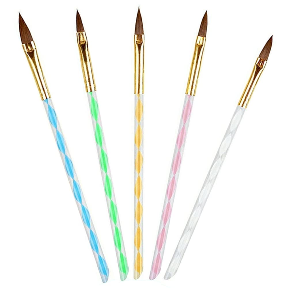 Acrylic brushes set of 5